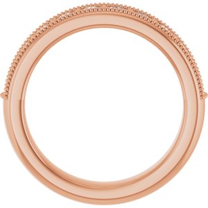 14K Rose 5/8 CTW Lab-Grown Diamond Anniversary Band