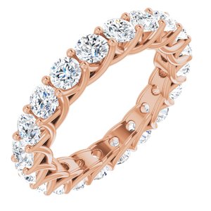 14K Rose 1 7/8 CTW Lab-Grown Diamond  Eternity Band