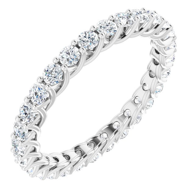 Platinum 7/8 CTW Lab-Grown Diamond  Eternity Band