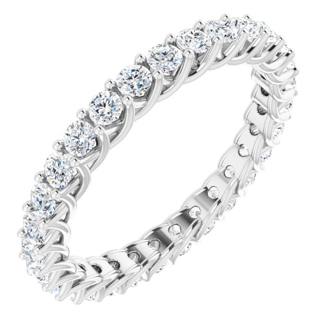 Platinum 7/8 CTW Lab-Grown Diamond  Eternity Band