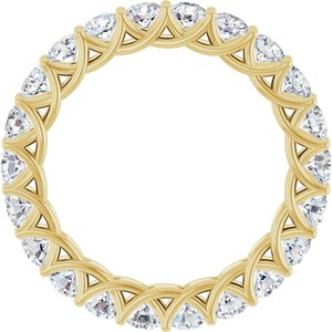14K Yellow 1 7/8 CTW Lab-Grown Diamond  Eternity Band