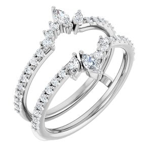 Platinum Lab-Grown Diamond Ring
