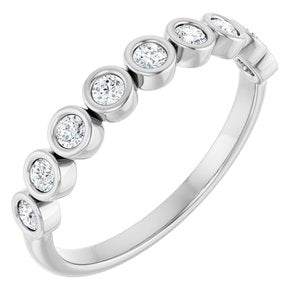 Platinum 1/4 CTW Lab-Grown Diamond  Anniversary Band