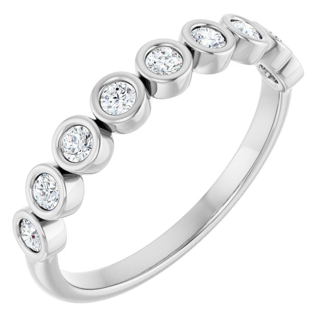 Platinum 1/4 CTW Lab-Grown Diamond  Anniversary Band