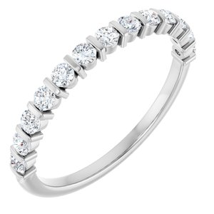 Platinum 3/8 CTW Lab-Grown Diamond Anniversary Band