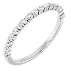 Platinum 1/5 CTW Lab-Grown Diamond Anniversary Band