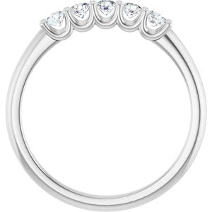Platinum 1/3 CTW Lab-Grown Diamond Anniversary Band