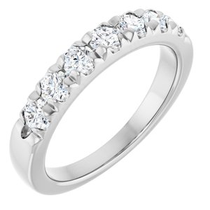 Platinum 3/4 CTW Lab-Grown Diamond Anniversary Band