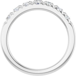 Platinum 3/4 CTW Lab-Grown Diamond Anniversary Band