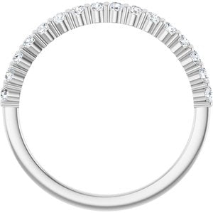 14K White 1/4 CTW Lab-Grown Diamond Anniversary Band