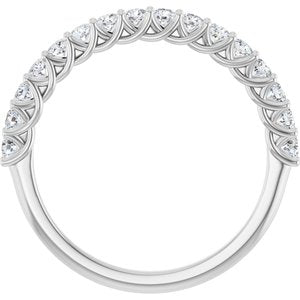 Platinum 1/2 CTW Lab-Grown Diamond Anniversary Band