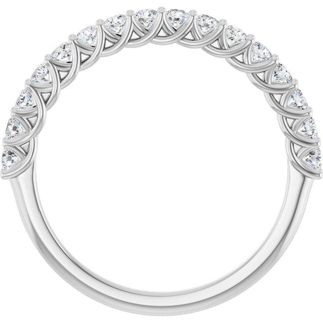 Platinum 1/2 CTW Lab-Grown Diamond Anniversary Band