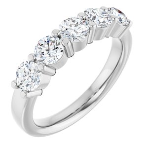 Platinum 1 1/4 CTW Lab-Grown Diamond Anniversary Band