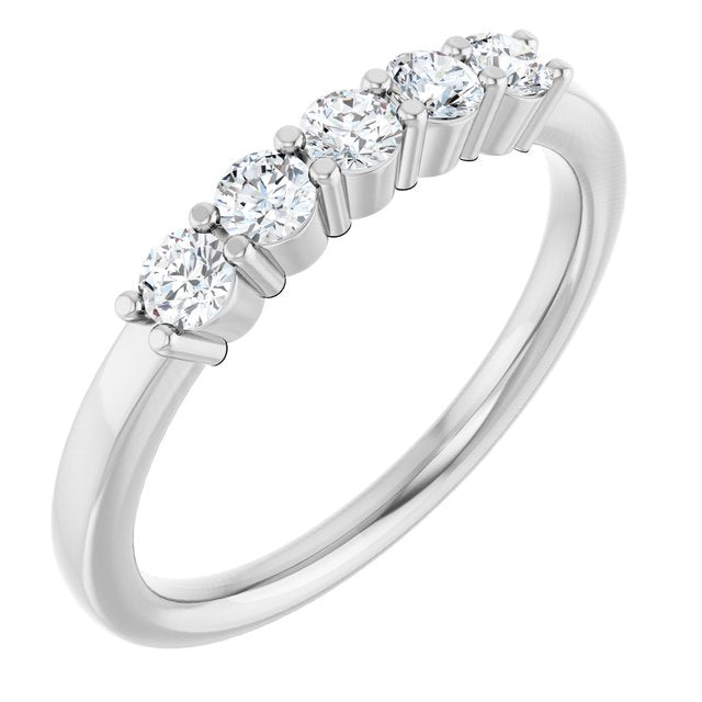 Platinum 1/3 CTW Lab-Grown Diamond  Anniversary Band