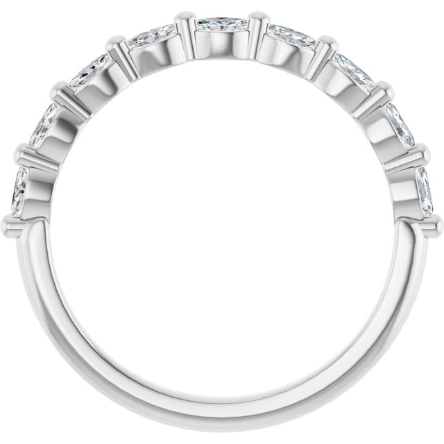 14K White 1/4 CTW Lab-Grown Diamond Anniversary Band