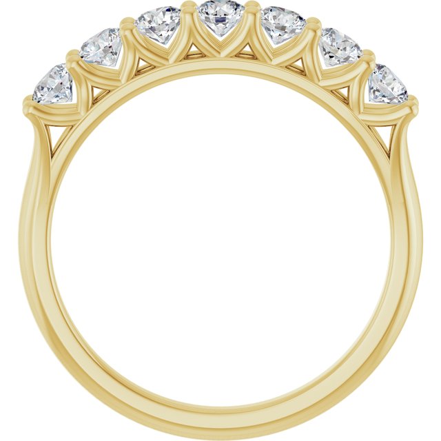 14K Yellow 3/8 CTW Lab-Grown Diamond Anniversary Band