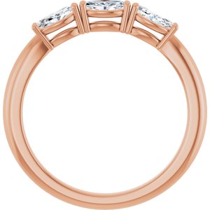 14K Rose 1/2 CTW Lab-Grown Diamond Anniversary Band