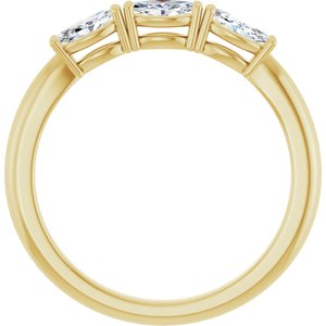 14K Yellow 1/2 CTW Lab-Grown Diamond Anniversary Band