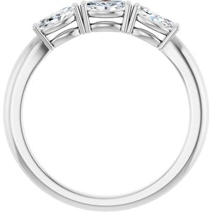 14K White 1/2 CTW Lab-Grown Diamond Anniversary Band