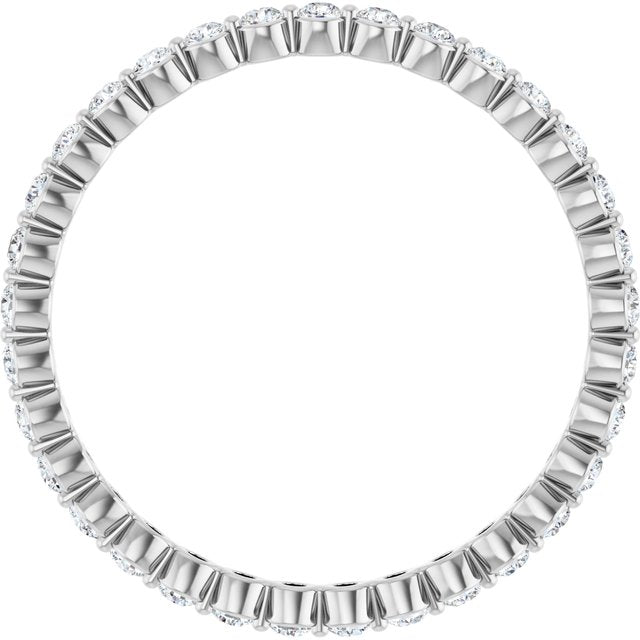 Platinum 1/2 CTW Lab-Grown Diamond  Eternity Band
