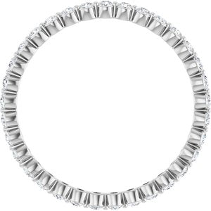 Platinum 1/2 CTW Lab-Grown Diamond  Eternity Band