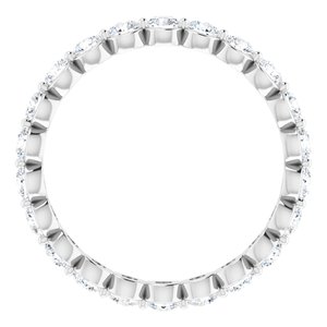 Platinum 1 1/5 CTW Lab-Grown Diamond  Eternity Band