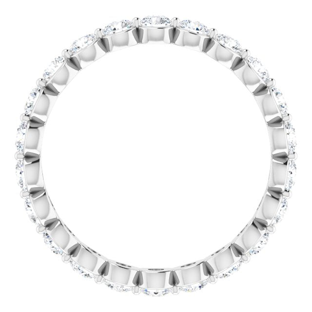 Platinum 1 1/5 CTW Lab-Grown Diamond  Eternity Band