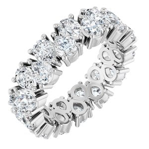 14K White 3 5/8 CTW Lab-Grown Diamond Eternity Band