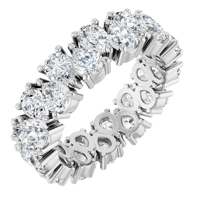 Platinum 3 5/8 CTW Lab-Grown Diamond Eternity Band