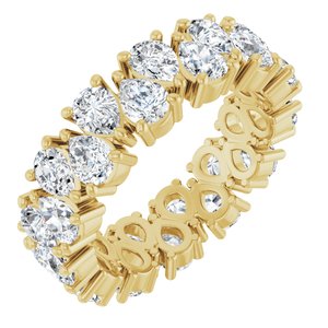 14K Yellow 3 5/8 CTW Lab-Grown Diamond Eternity Band