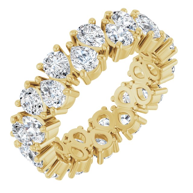 14K Yellow 3 5/8 CTW Lab-Grown Diamond Eternity Band