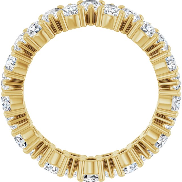 14K Yellow 3 5/8 CTW Lab-Grown Diamond Eternity Band