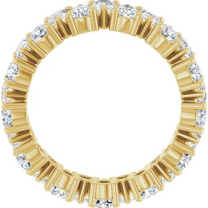 14K Yellow 3 5/8 CTW Lab-Grown Diamond Eternity Band