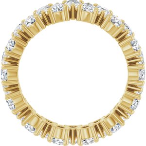 14K Yellow 3 9/10 CTW Lab-Grown Diamond Eternity Band
