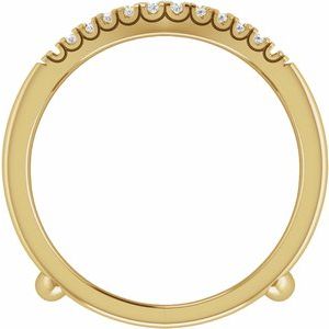 14K Yellow 1 CTW Lab-Grown Diamond Ring Guard