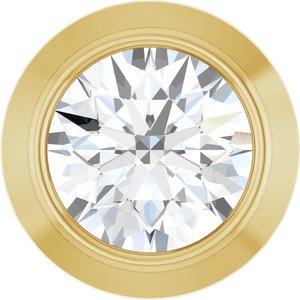 14K Yellow .06 CT Lab-Grown Diamond Slide Pendant