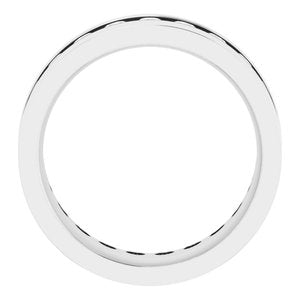 14K White 2 CTW Lab-Grown Diamond Band
