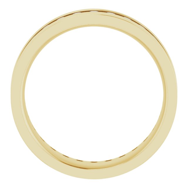 14K Yellow 9/10 CTW Lab-Grown Diamond Band