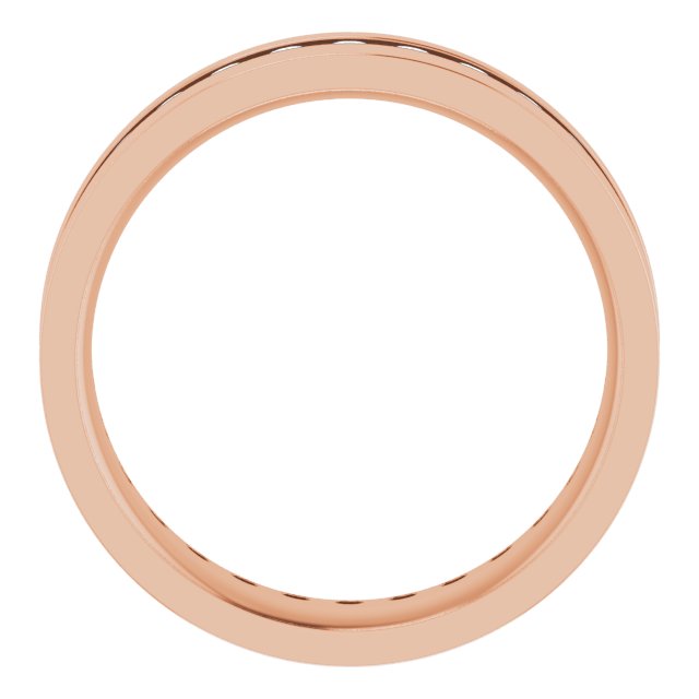 14K Rose 9/10 CTW Lab-Grown Diamond Band