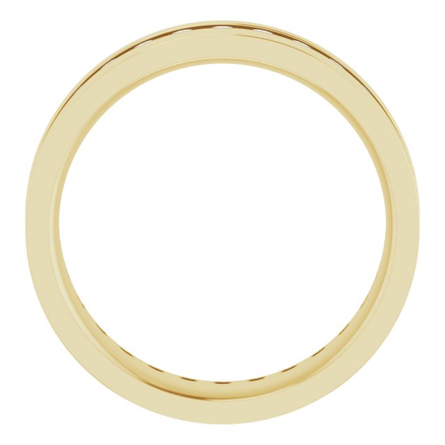 14K Yellow 9/10 CTW Lab-Grown Diamond Band