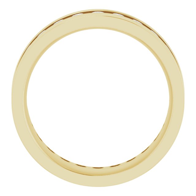 14K Yellow 3/4 CTW Lab-Grown Diamond Band
