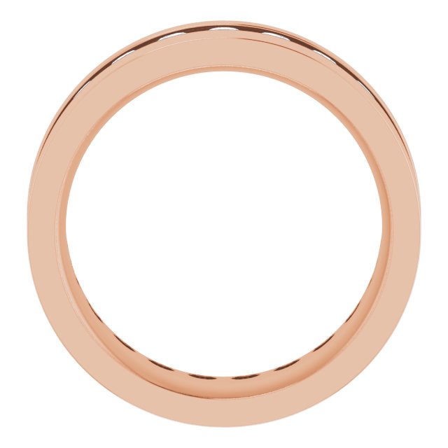 14K Rose 3/4 CTW Lab-Grown Diamond Band