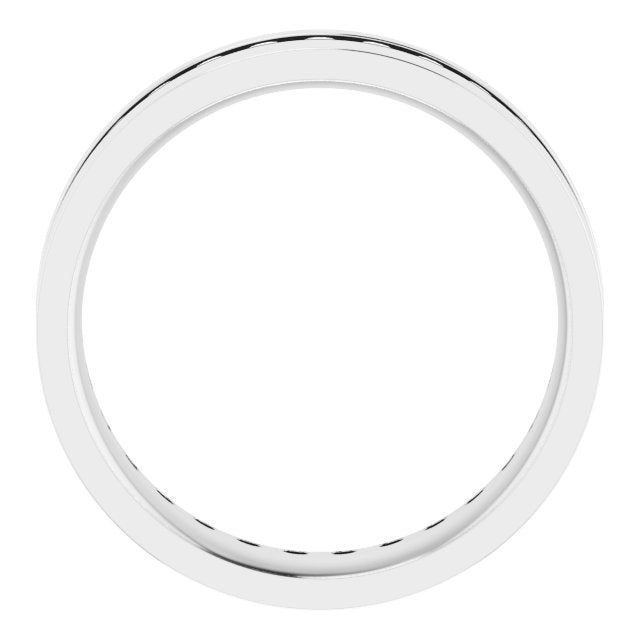 14K White 9/10 CTW Lab-Grown Diamond Band