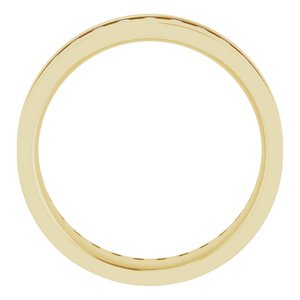 14K Yellow 9/10 CTW Lab-Grown Diamond Band
