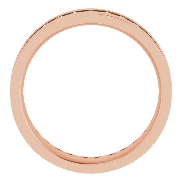 14K Rose 9/10 CTW Lab-Grown Diamond Band
