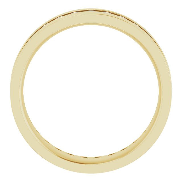 14K Yellow 9/10 CTW Lab-Grown Diamond Band