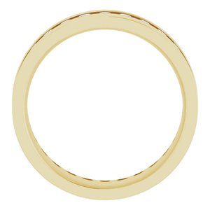 14K Yellow 7/8 CTW Lab-Grown Diamond Band