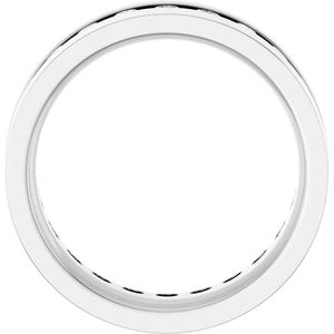 14K White 3/4 CTW Lab-Grown Diamond Band