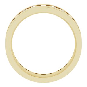 14K Yellow 2 1/6 CTW Lab-Grown Diamond Band