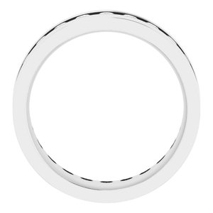 14K White 2 1/6 CTW Lab-Grown Diamond Band